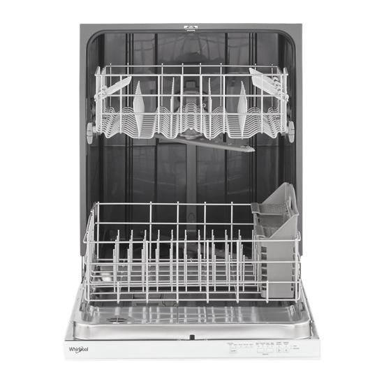 Whirlpool WDP540HAMW Quiet Dishwasher with Boost Cycle and Pocket