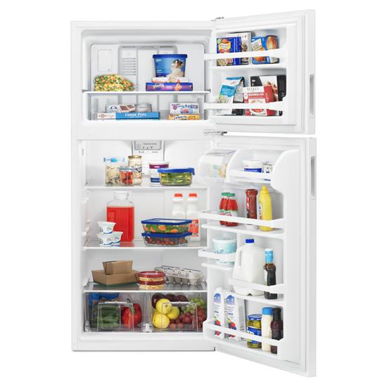 Amana ART318FFDW 30inch Amana® TopFreezer Refrigerator with Glass