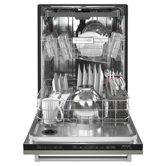 KitchenAid KDTE304LPA 39 dBA PanelReady Dishwasher with Third