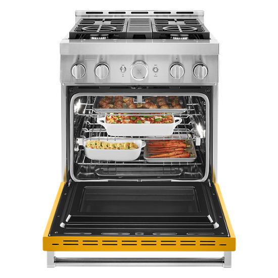 Model: KFGC500JYP | KitchenAid KitchenAid® 30'' Smart Commercial-Style Gas Range with 4 Burners