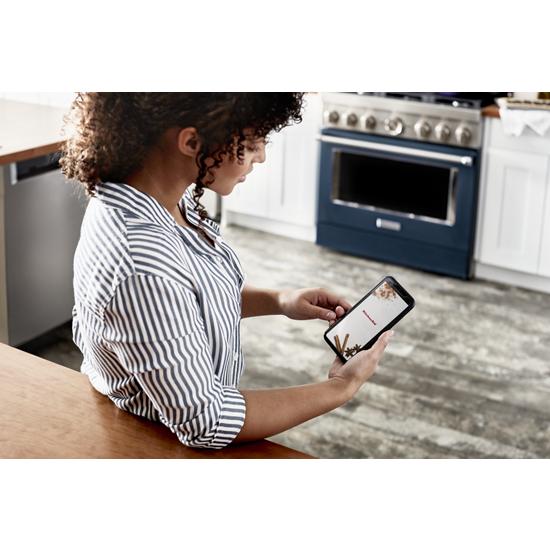 Model: KFGC506JIB | KitchenAid KitchenAid® 36'' Smart Commercial-Style Gas Range with 6 Burners