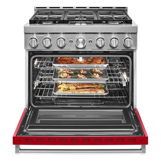 Model: KFGC506JPA | KitchenAid KitchenAid® 36'' Smart Commercial-Style Gas Range with 6 Burners