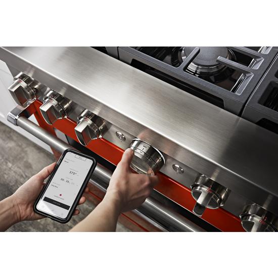 Model: KFGC506JSC | KitchenAid KitchenAid® 36'' Smart Commercial-Style Gas Range with 6 Burners