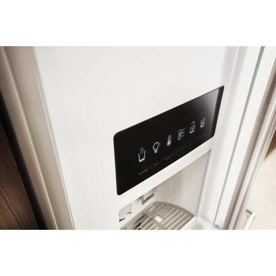 Model: KRFF507HWH | KitchenAid 26.8 cu. ft. 36-Inch Width Standard Depth French Door Refrigerator with Exterior Ice and Water