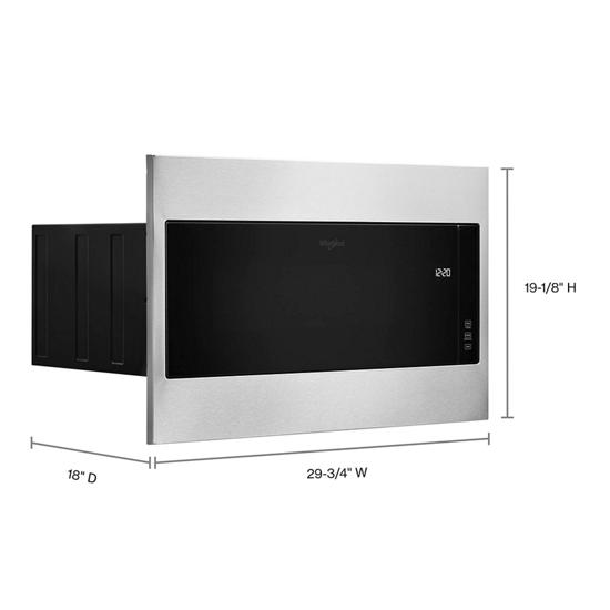 Whirlpool WMT55511KS 1.1 cu. ft. BuiltIn Microwave with Standard