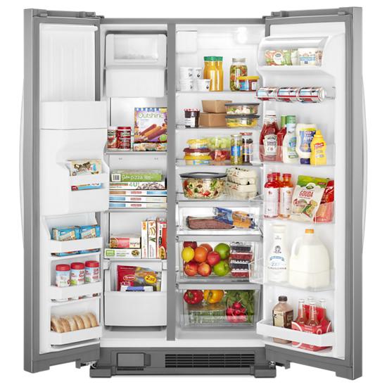 33-inch Wide Side-by-Side Refrigerator - 21 cu. ft.