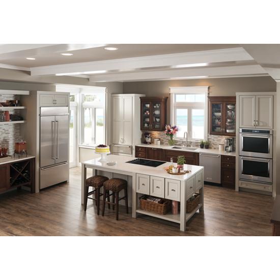 Model: KBFN506ESS | KitchenAid 20.8 Cu. Ft. 36" Width Built In Stainless Steel French Door Refrigerator with Platinum Interior Design