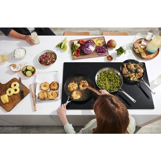 KitchenAid KCIG556JSS 36Inch 5Element Sensor Induction Cooktop