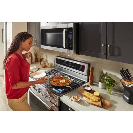 Model: KFGG500ESS | KitchenAid 30-Inch 5-Burner Gas Convection Range