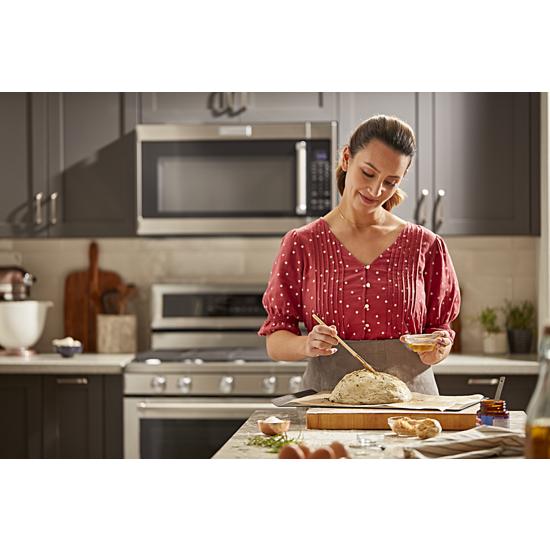 Model: KFGG500ESS | KitchenAid 30-Inch 5-Burner Gas Convection Range