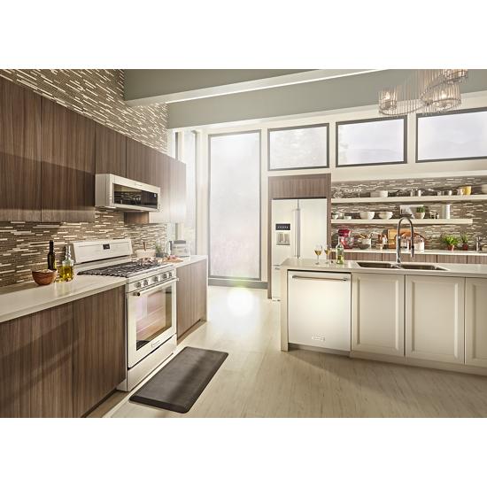 Model: KFGG500EWH | KitchenAid 30-Inch 5-Burner Gas Convection Range