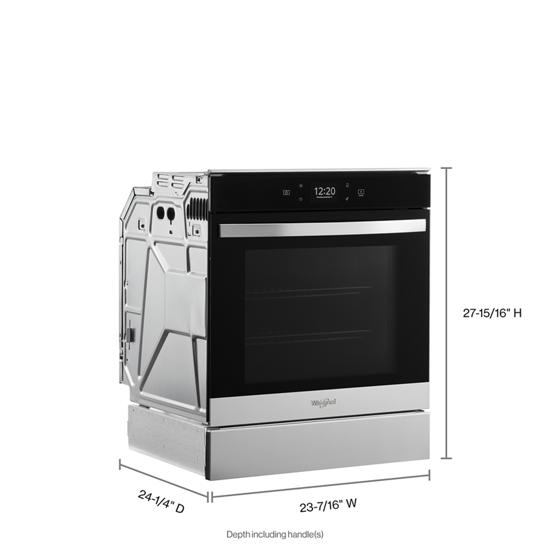 Whirlpool WOS52ES4MZ 2.9 Cu. Ft. 24 Inch Convection Wall Oven