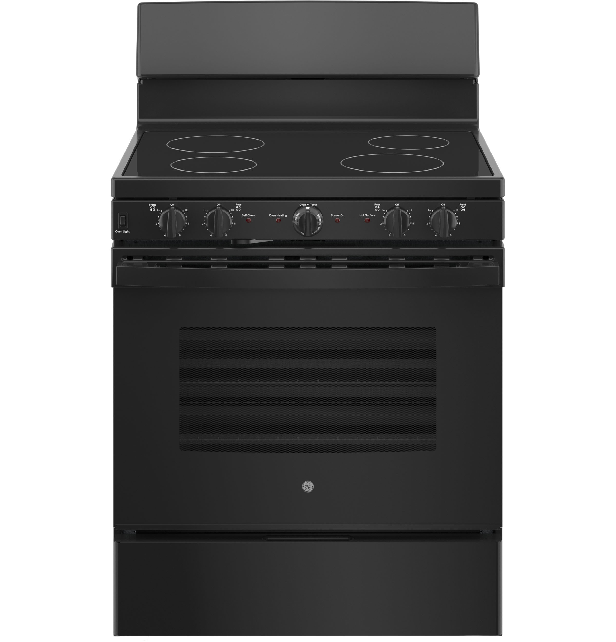 GE - JB480DTBB - GE 30” Free-standing Electric Radiant Smooth Cooktop Range-JB480DTBB  | Appliance Warehouse