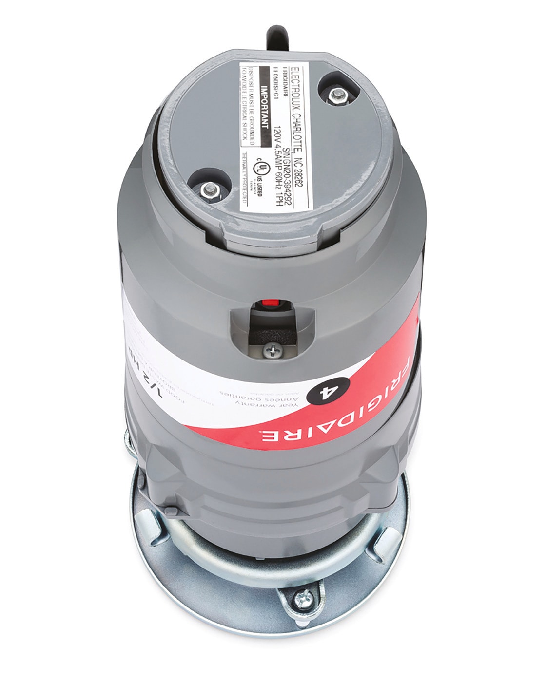 Model: FF05DISPC1 | Frigidaire 1/2HP Corded Disposer