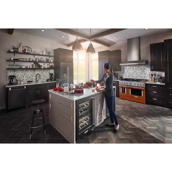 Model: KFGC558JSC | KitchenAid KitchenAid® 48'' Smart Commercial-Style Gas Range with Griddle