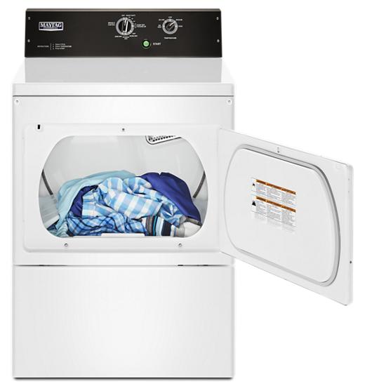 Model: MEDP575GW | Maytag 7.4 cu. ft. Commercial-Grade Residential Electric Dryer