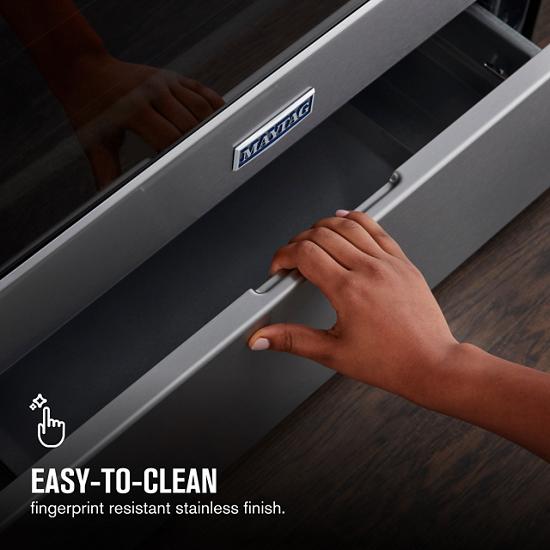 Maytag MER7700LZ Electric Range with Air Fryer and Basket 5.3 cu