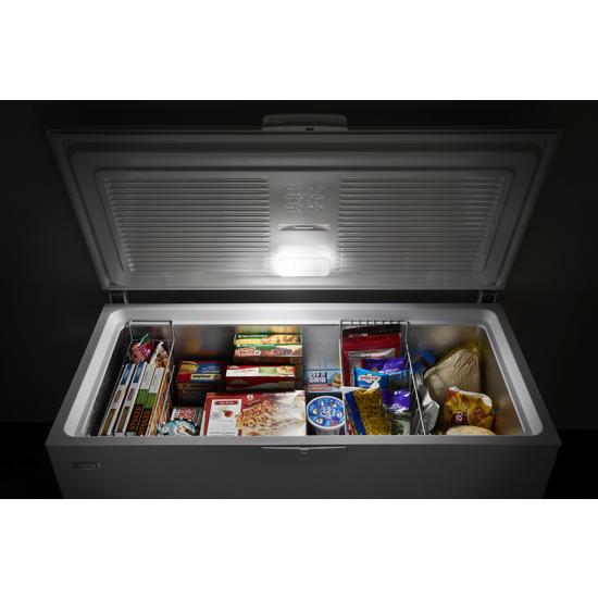 Maytag MZC5216LW Garage Ready in Freezer Mode Chest Freezer with Baskets 16 cu. ft