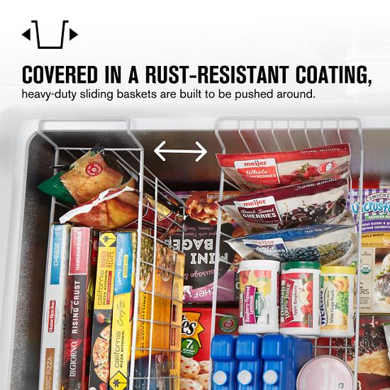 Maytag MZC5216LW Garage Ready in Freezer Mode Chest Freezer with