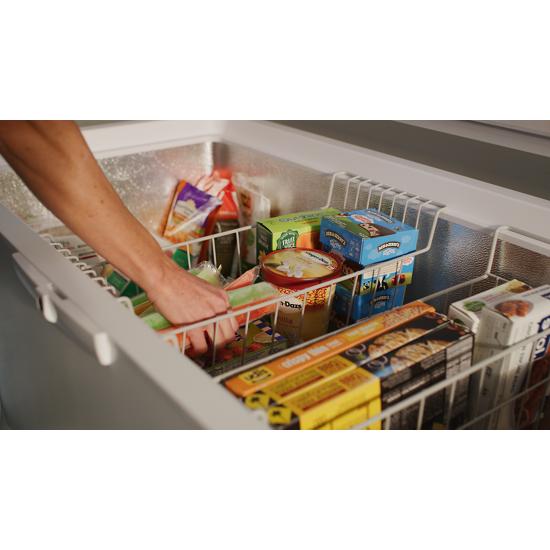Maytag MZC5216LW Garage Ready in Freezer Mode Chest Freezer with Baskets 16 cu. ft