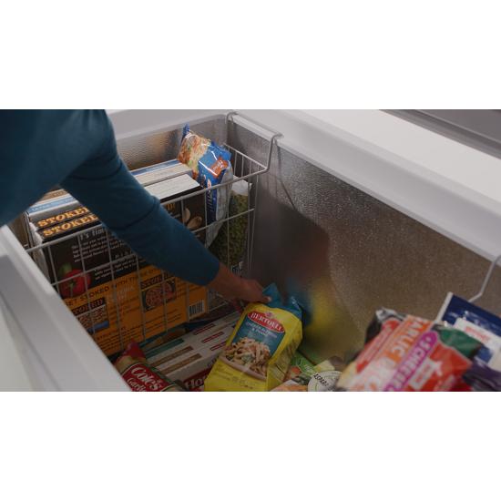 Maytag MZC5216LW Garage Ready in Freezer Mode Chest Freezer with Baskets 16 cu. ft