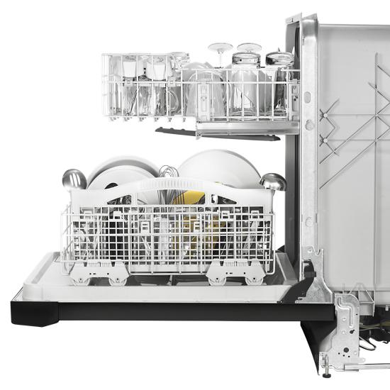Model: WDF330PAHB | Whirlpool Heavy-Duty Dishwasher with 1-Hour Wash Cycle