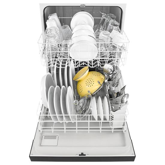 Model: WDF330PAHB | Whirlpool Heavy-Duty Dishwasher with 1-Hour Wash Cycle