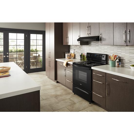 Model: WFC150M0JB | Whirlpool 4.8 cu. ft. Whirlpool® electric range with Keep Warm setting