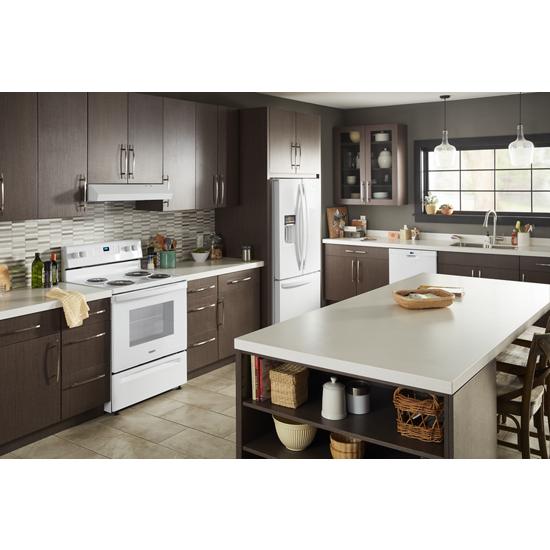 Model: WFC150M0JW | Whirlpool 4.8 cu. ft. Whirlpool® electric range with Keep Warm setting