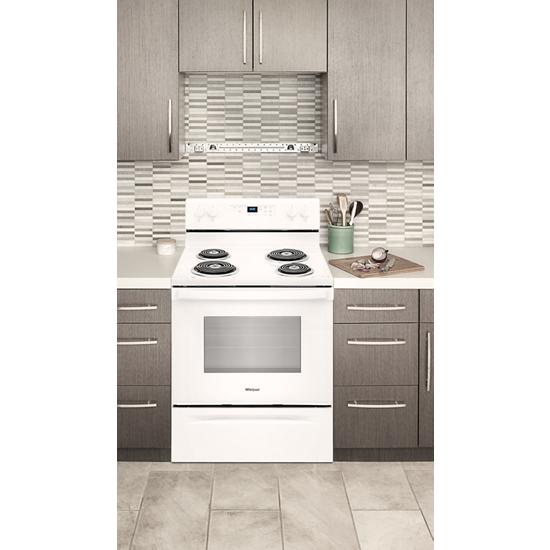 Model: WFC150M0JW | Whirlpool 4.8 cu. ft. Whirlpool® electric range with Keep Warm setting