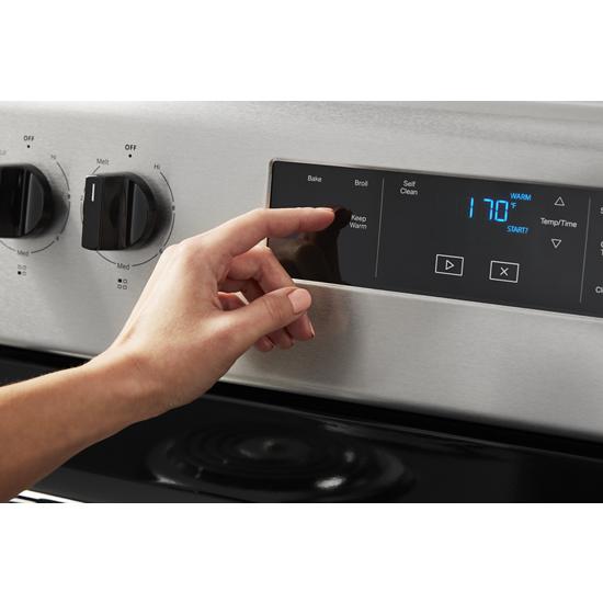 Model: WFC315S0JS | Whirlpool 4.8 cu. ft. Whirlpool® electric range with Keep Warm setting