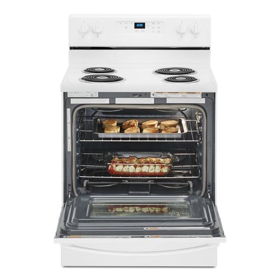 Model: WFC315S0JW | Whirlpool 4.8 cu. ft. Whirlpool® electric range with Keep Warm setting
