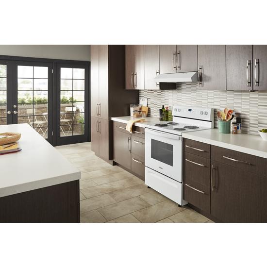 Model: WFC315S0JW | Whirlpool 4.8 cu. ft. Whirlpool® electric range with Keep Warm setting
