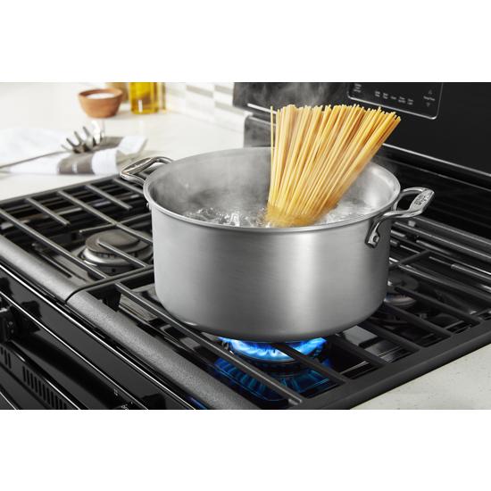 Model: WFG515S0JB | Whirlpool 5.0 cu. ft. Whirlpool® gas range with SpeedHeat™ burner