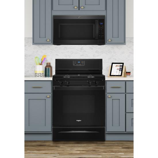 Model: WFG515S0JB | Whirlpool 5.0 cu. ft. Whirlpool® gas range with SpeedHeat™ burner