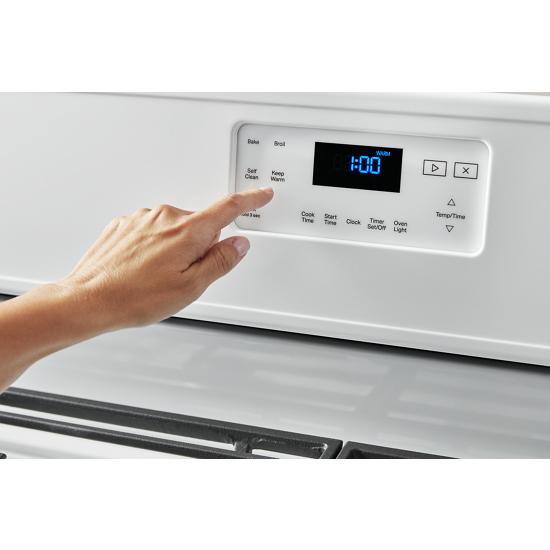 Model: WFG515S0JW | Whirlpool 5.0 cu. ft. Whirlpool® gas range with SpeedHeat™ burner