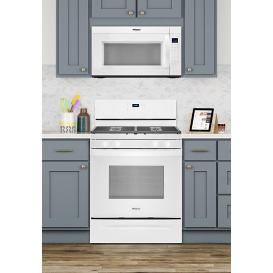 Model: WFG515S0JW | Whirlpool 5.0 cu. ft. Whirlpool® gas range with SpeedHeat™ burner