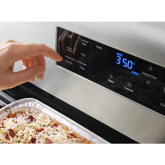 Model: WFG520S0FS | Whirlpool 5.0 cu. ft. Front Control Gas Range with Fan Convection Cooking
