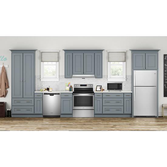 Model: WRT311FZDZ | Whirlpool 33-inch Wide Top Freezer Refrigerator - 20 cu. ft.