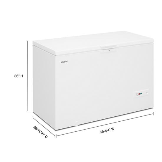 Whirlpool WZC5216LW 16 Cu. Ft. Convertible Chest Freezer with 3