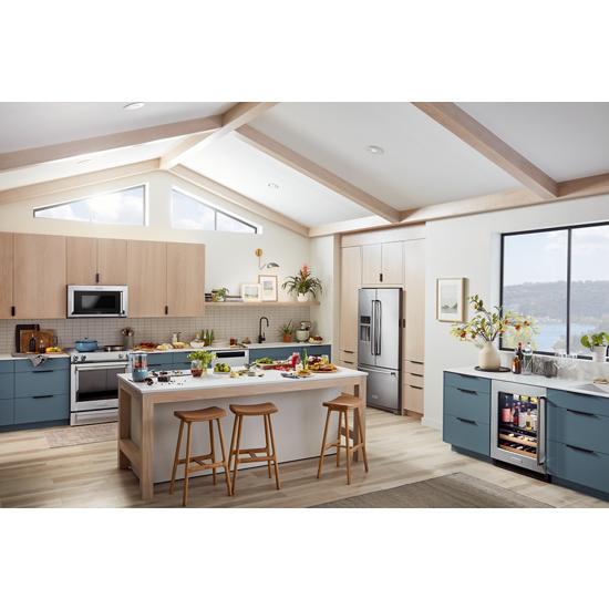 Model: KRFF577KPSSD | KitchenAid 26.8 Cu. Ft. Standard-Depth French Door Refrigerator with Exterior Ice and Water Dispenser