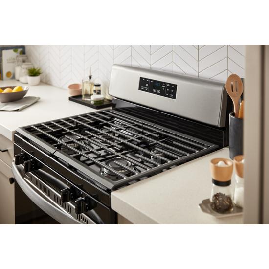 Whirlpool WFG515S0MS 5.0 Cu. Ft. Freestanding Gas Range with