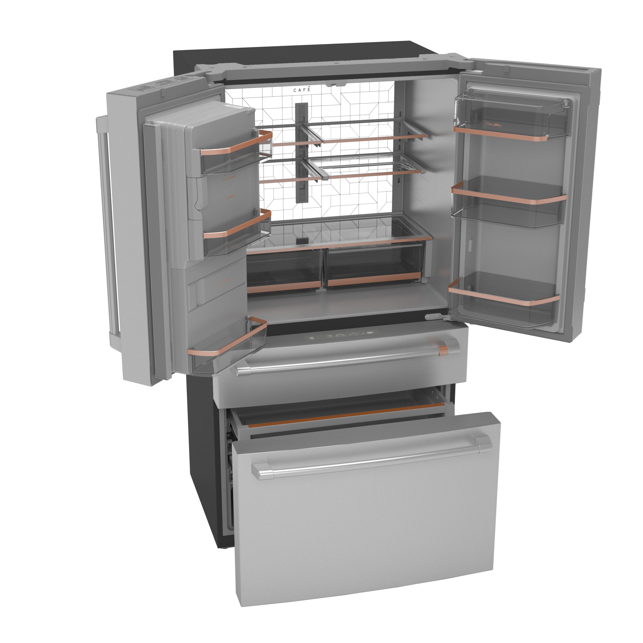 Cafe CXE22DP2PS1 Café™ ENERGY STAR® 22.3 Cu. Ft. Smart Counter