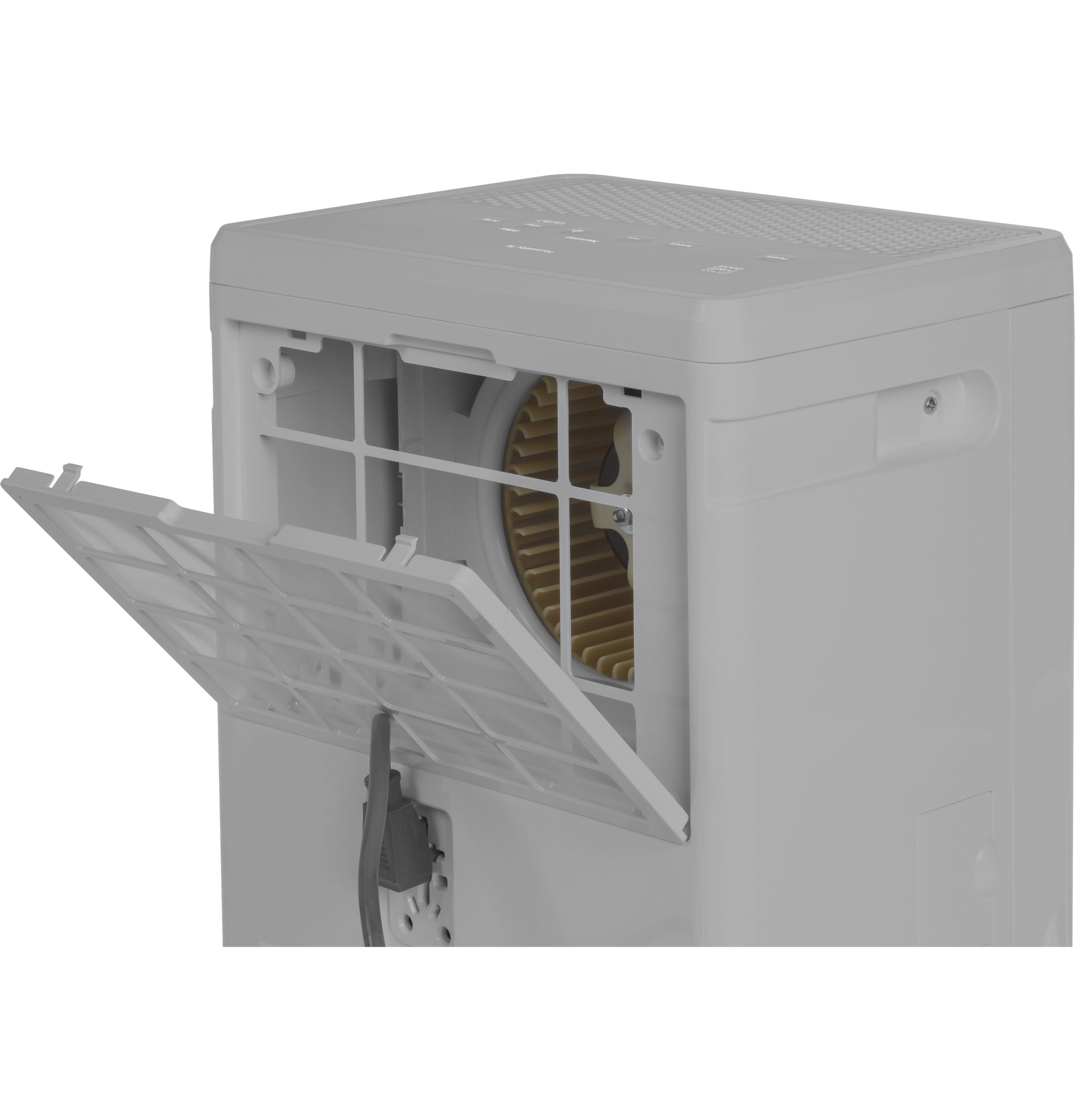 Model: ADHL50LB | GE GE® ENERGY STAR® 50 Pint Portable Dehumidifier with Smart Dry for Wet Spaces
