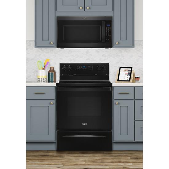 Model: WFE525S0JB | Whirlpool 5.3 cu. ft. Whirlpool® electric range with Frozen Bake™ technology