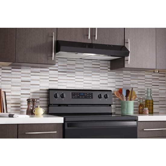 Model: WFE525S0JB | Whirlpool 5.3 cu. ft. Whirlpool® electric range with Frozen Bake™ technology
