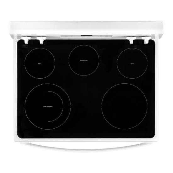 Model: WFE525S0JW | Whirlpool 5.3 cu. ft. Whirlpool® electric range with Frozen Bake™ technology