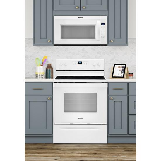 Model: WFE525S0JW | Whirlpool 5.3 cu. ft. Whirlpool® electric range with Frozen Bake™ technology