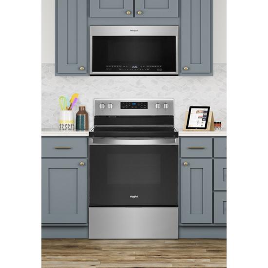 Model: WFE525S0JZ | Whirlpool 5.3 cu. ft. Whirlpool® electric range with Frozen Bake™ technology