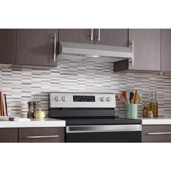 Model: WFE525S0JZ | Whirlpool 5.3 cu. ft. Whirlpool® electric range with Frozen Bake™ technology